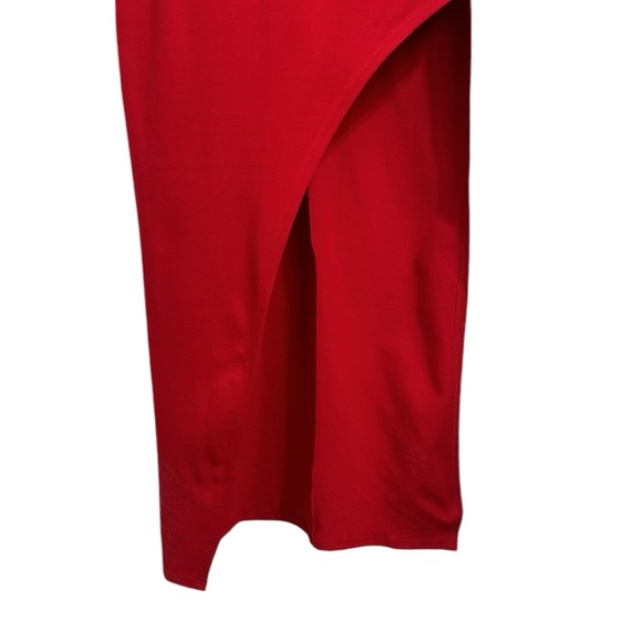 Lulus Dreaming About You Red Long Sleeve Maxi Dress Sz L - Picture 5 of 13